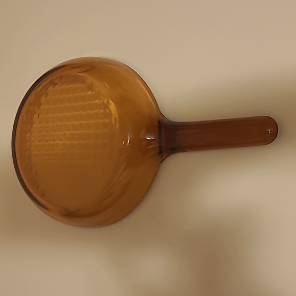 Corningware vision cookware amber glass saucer pan 7 "1/4"×1.5" USA - Picture 4 of 5